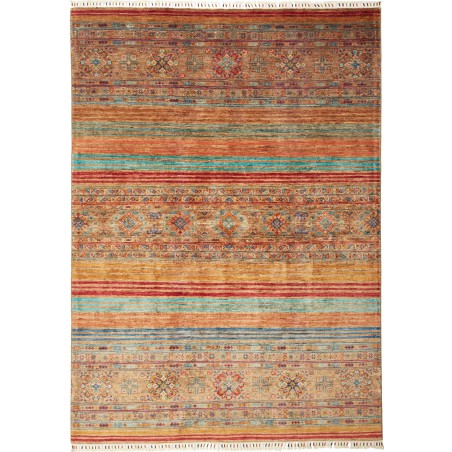 Tappeto Samarkand Pakistan arancione grigio 172x244