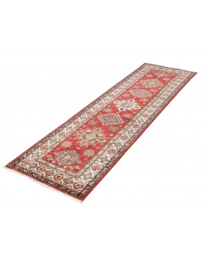 Tappeto Kazak Fine Pakistan marrone grigio 75x246