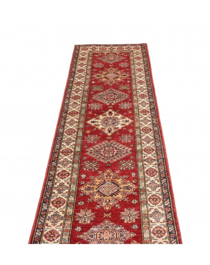 Tappeto Kazak Fine Pakistan marrone grigio 75x246