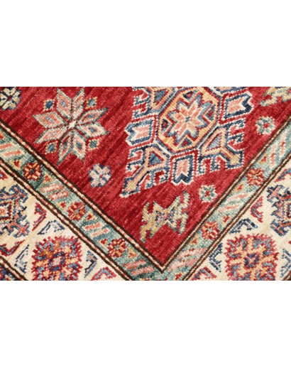 Tappeto Kazak Fine Pakistan marrone grigio 75x246