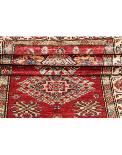 Tappeto Kazak Fine Pakistan marrone grigio 75x246