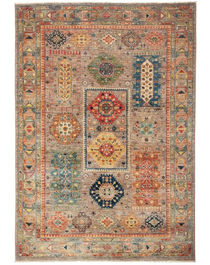 Tappeto Tribal Pakistan marrone 146x209