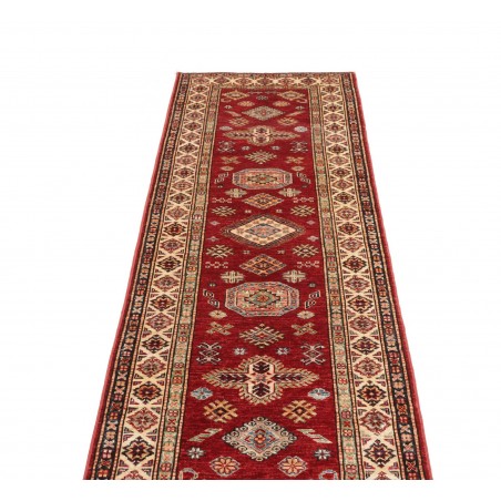 Tappeto Kazak Fine Pakistan marrone arancione 80x246