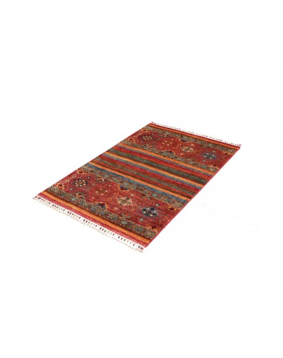 Tappeto Samarkand Pakistan rosso marrone 85x126