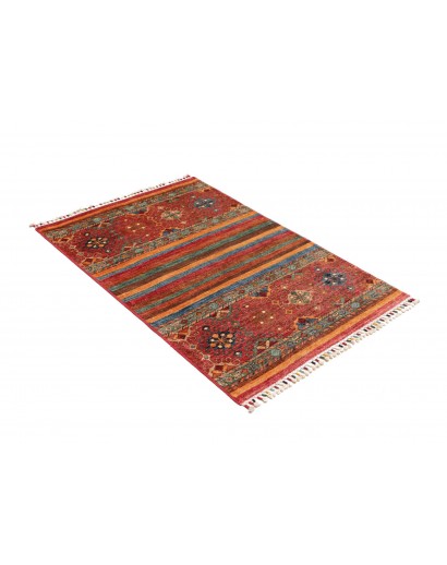 Tappeto Samarkand Pakistan rosso marrone 85x126
