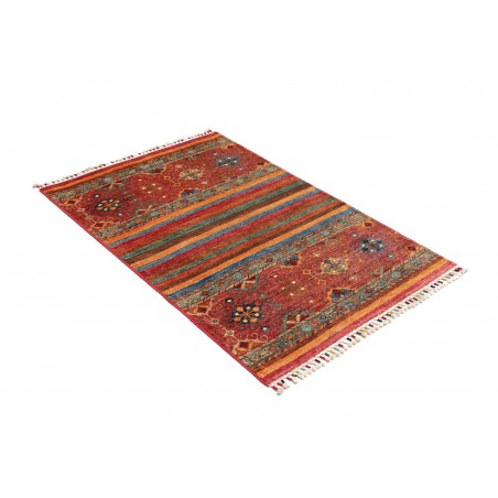 Tappeto Samarkand Pakistan rosso marrone 85x126