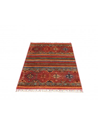 Tappeto Samarkand Pakistan rosso marrone 85x126