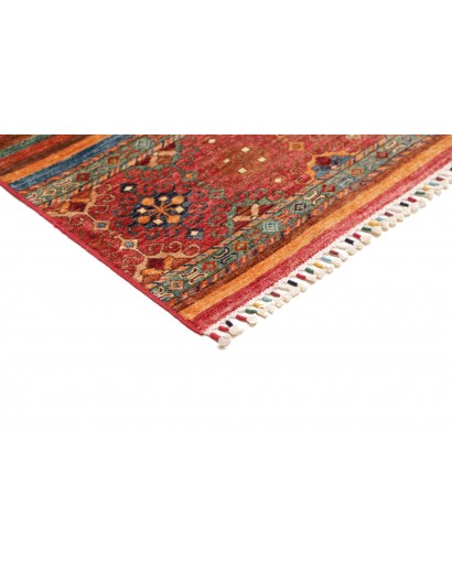 Tappeto Samarkand Pakistan rosso marrone 85x126