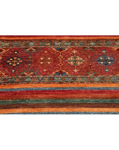 Tappeto Samarkand Pakistan rosso marrone 85x126