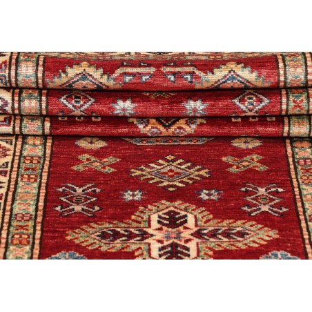 Tappeto Kazak Fine Pakistan marrone arancione 80x246