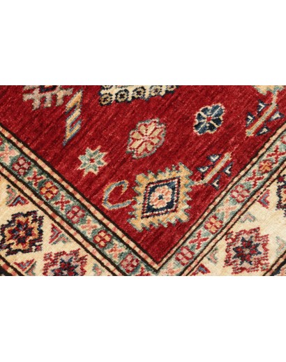 Tappeto Kazak Fine Pakistan marrone giallo 79x300