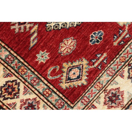 Tappeto Kazak Fine Pakistan marrone giallo 79x300