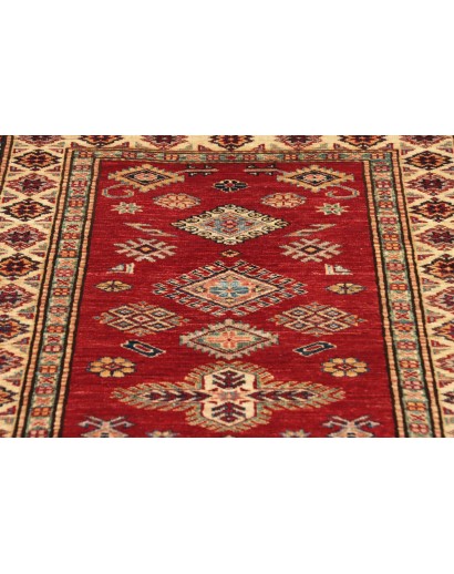 Tappeto Kazak Fine Pakistan marrone giallo 79x300