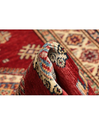 Tappeto Kazak Fine Pakistan marrone giallo 79x300