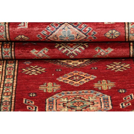 Tappeto Kazak Fine Pakistan marrone giallo 79x300