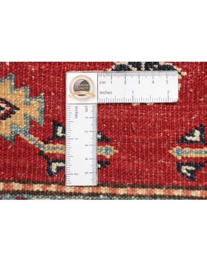 Tappeto Kazak Fine Pakistan marrone giallo 79x300