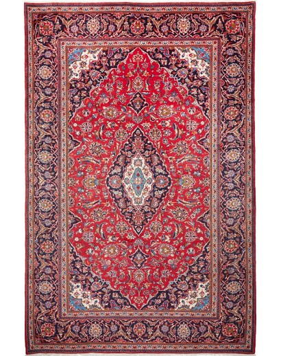 Tappeto Ardakan Persia marrone bianco 200x304