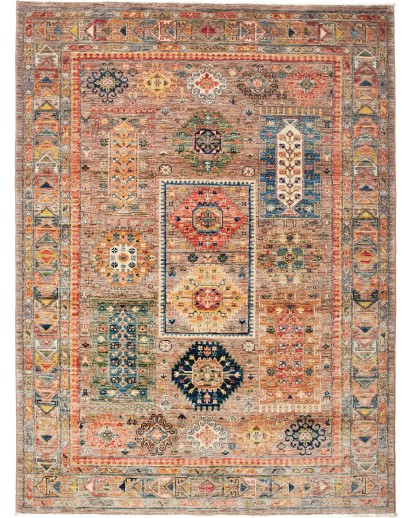 Tappeto Tribal Pakistan marrone 150x200