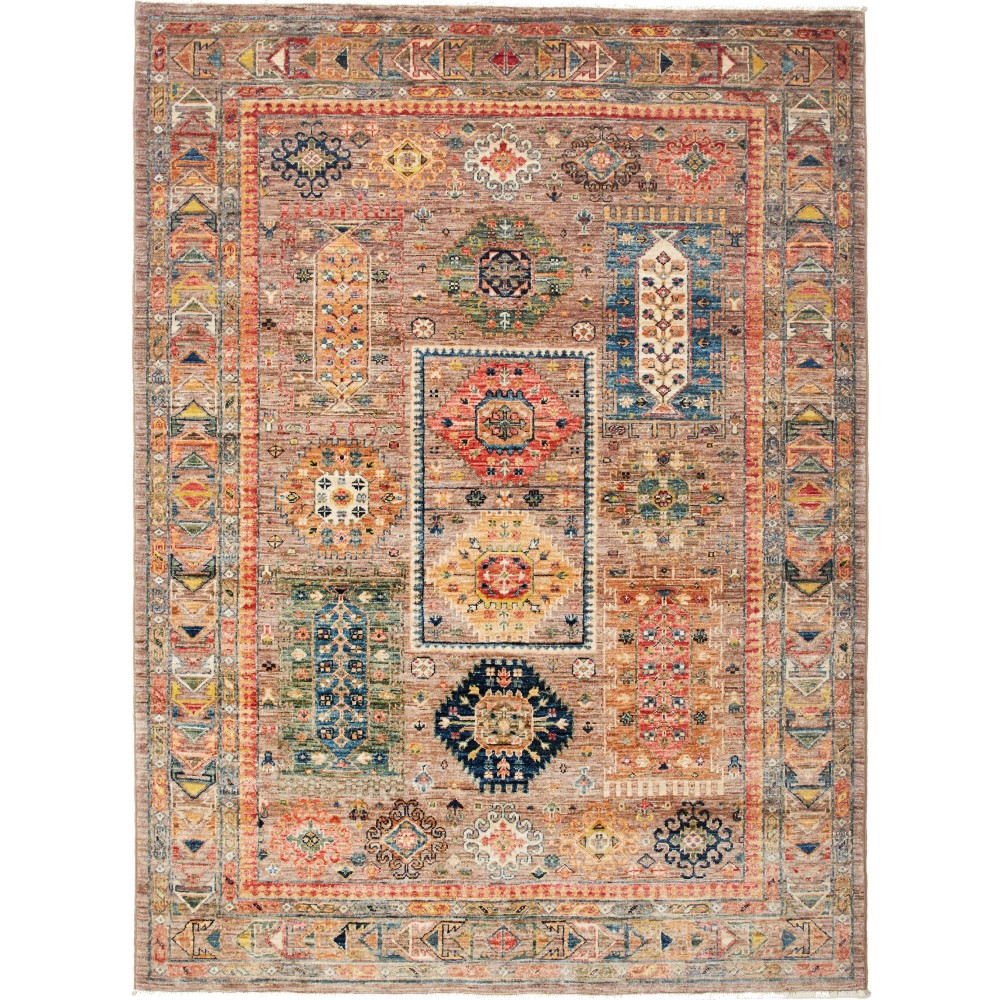 Tappeto Tribal Pakistan marrone 150x200 Tappeto Tribal Pakistan marrone 150x200