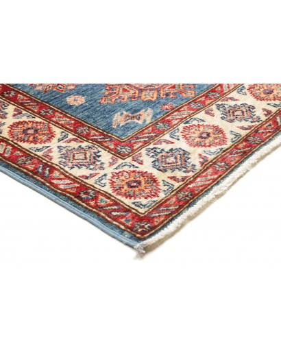 Tappeto Kazak Fine Pakistan azzurro giallo 83x302