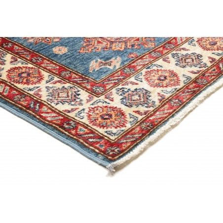 Tappeto Kazak Fine Pakistan azzurro giallo 83x302