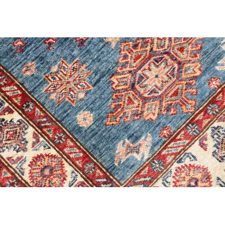 Tappeto Kazak Fine Pakistan azzurro giallo 83x302