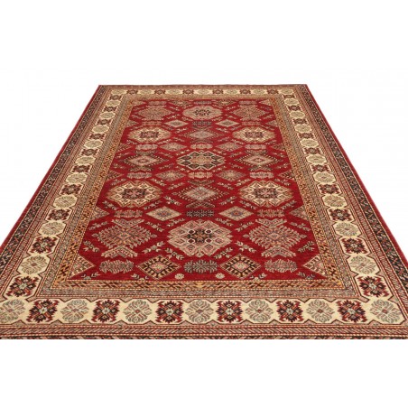 Tappeto Kazak Fine Pakistan marrone arancione 205x300