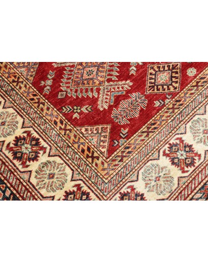 Tappeto Kazak Fine Pakistan marrone arancione 205x300