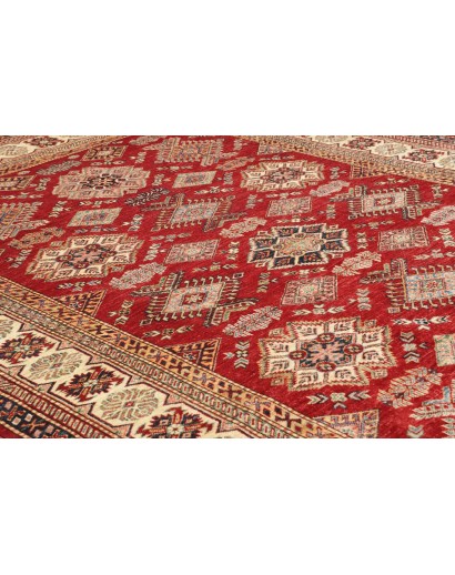 Tappeto Kazak Fine Pakistan marrone arancione 205x300