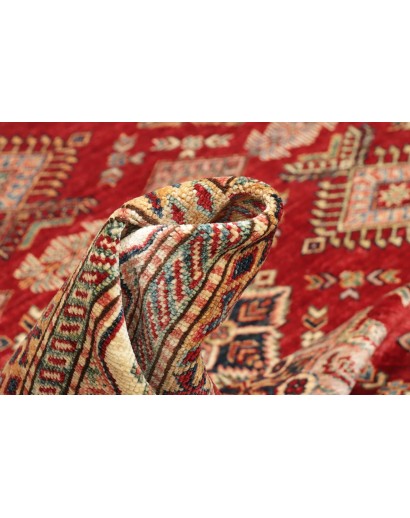 Tappeto Kazak Fine Pakistan marrone arancione 205x300