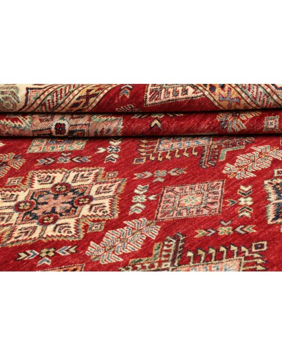 Tappeto Kazak Fine Pakistan marrone arancione 205x300