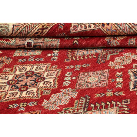 Tappeto Kazak Fine Pakistan marrone arancione 205x300