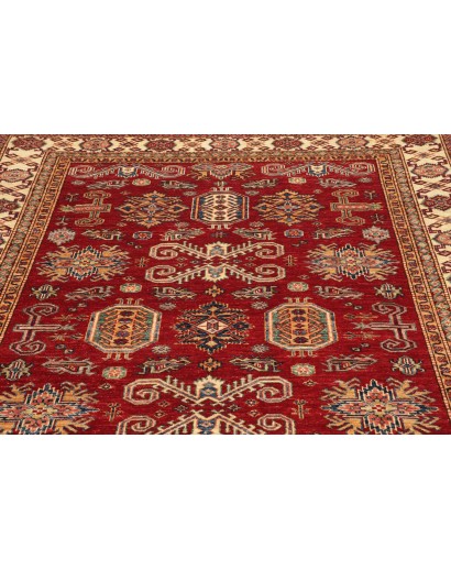 Tappeto Kazak Fine Pakistan marrone giallo 175x238