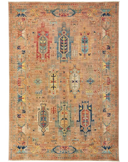 Tappeto Tribal Pakistan marrone 166x245