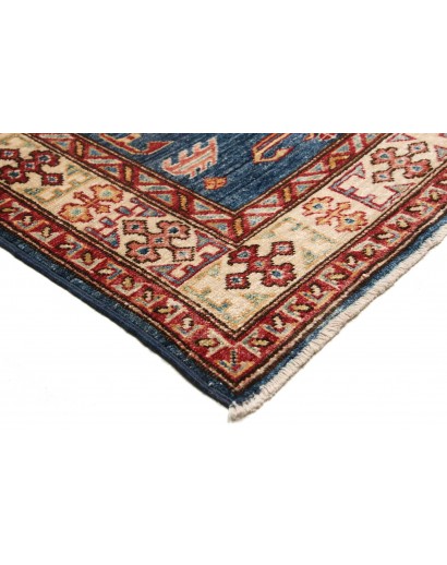 Tappeto Kazak Fine Pakistan azzurro grigio 79x291