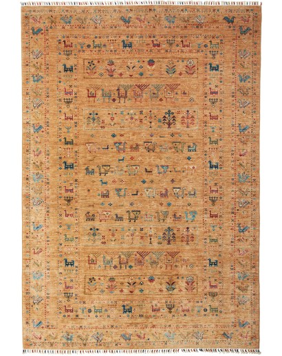 Tappeto Rubin Pakistan arancione marrone 168x243