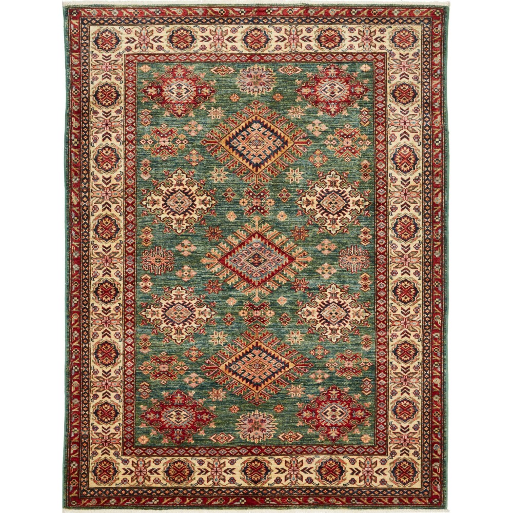 Tappeto Kazak Fine Pakistan azzurro grigio 149x201
