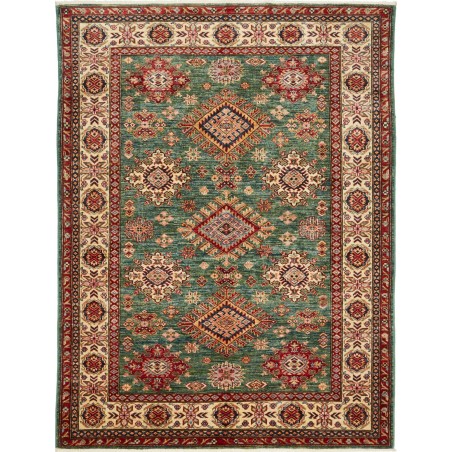 Tappeto Kazak Fine Pakistan azzurro grigio 149x201