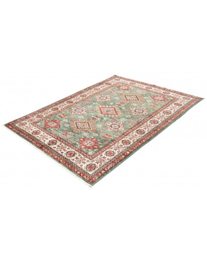 Tappeto Kazak Fine Pakistan azzurro grigio 149x201