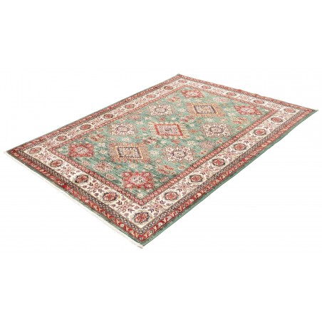 Tappeto Kazak Fine Pakistan azzurro grigio 149x201