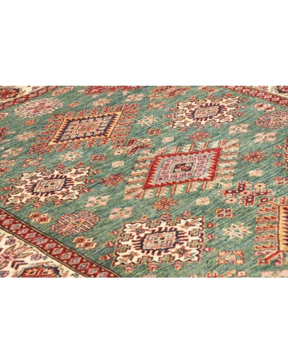 Tappeto Kazak Fine Pakistan azzurro grigio 149x201