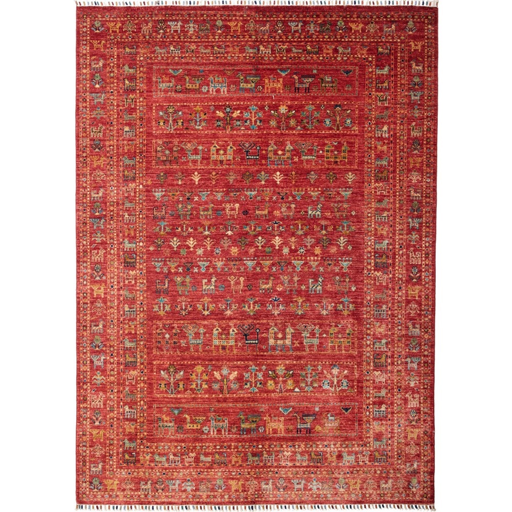 Tappeto Rubin Pakistan marrone grigio 171x237 Tappeto Rubin Pakistan marrone grigio 171x237