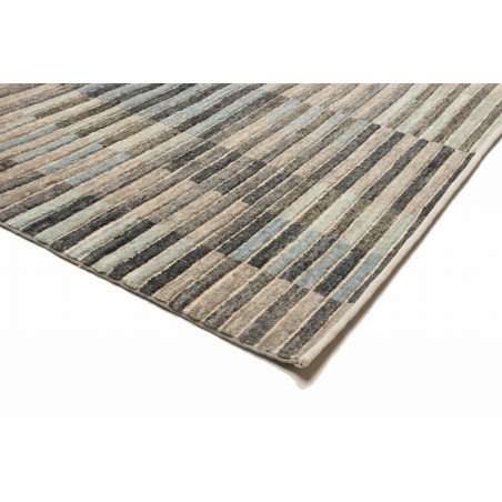 Tappeto Barjesta Pakistan marrone azzurro 202x306