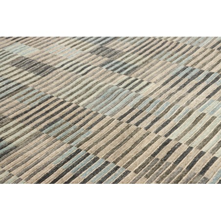 Tappeto Barjesta Pakistan marrone azzurro 202x306