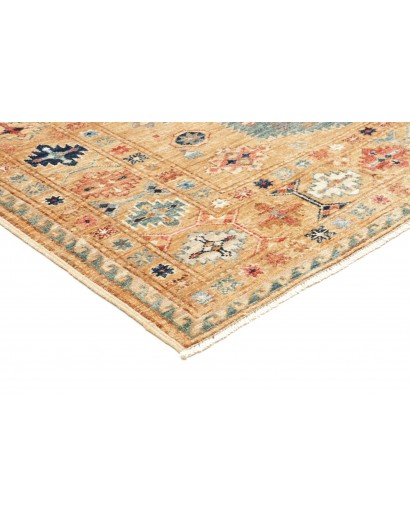 Tappeto Kazak Fine Pakistan marrone bianco 124x185