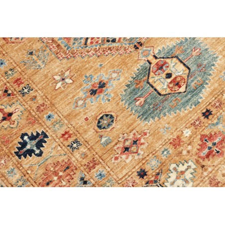 Tappeto Kazak Fine Pakistan marrone bianco 124x185