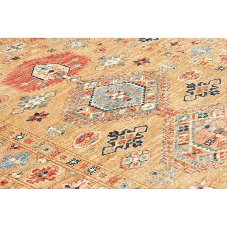 Tappeto Kazak Fine Pakistan marrone bianco 124x185