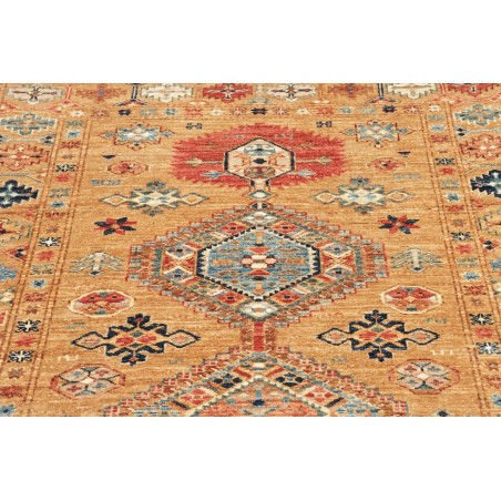 Tappeto Kazak Fine Pakistan marrone bianco 124x185