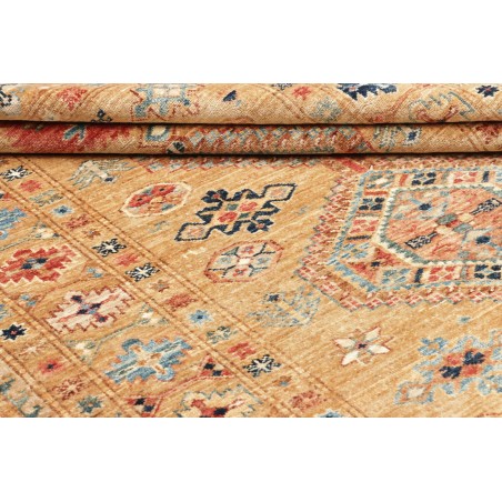 Tappeto Kazak Fine Pakistan marrone bianco 124x185