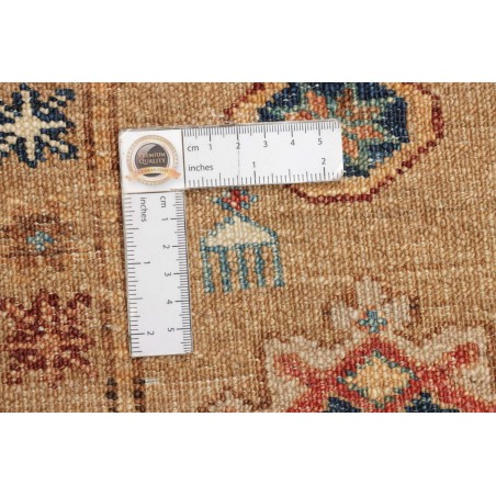 Tappeto Kazak Fine Pakistan marrone bianco 124x185